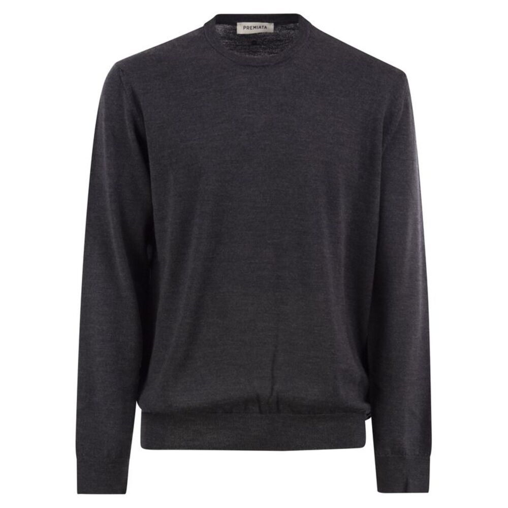Premiata Men Merino Wool Crew-Neck Jumper